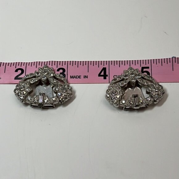 Silver clip on earrings - Picture 4 of 4